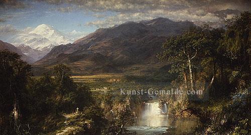 Herzen der Anden Landschaft Hudson Fluss Frederic Edwin Church Ölgemälde